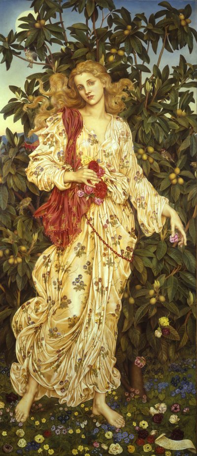 Flora, 1894 de Evelyn De Morgan